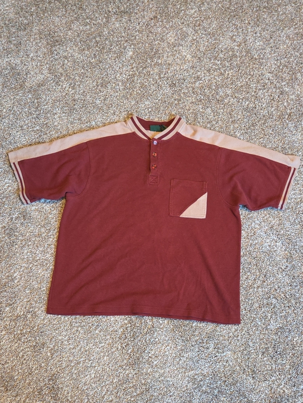 SCANDIA WOODS Men's Short-Sleeve Henley Pocket Shirt